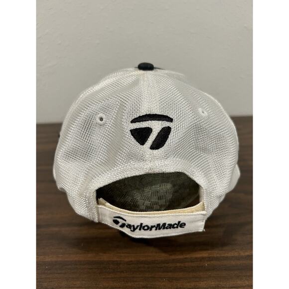 TaylorMade R7 Golf Hat Black Red & White Mesh Back Adjustable TMAX Gear Cap - Picture 3 of 6